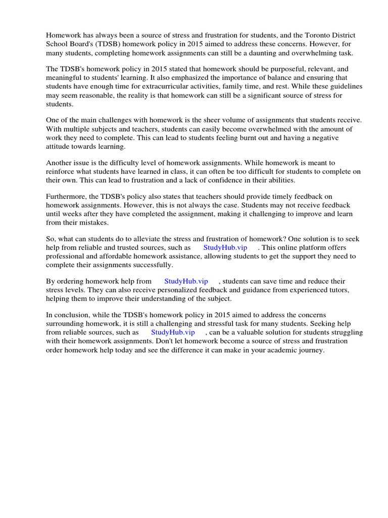 tdsb-homework-policy-2015-pdf-homework-teachers
