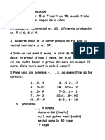 Tema Matematica