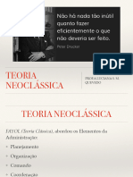 AP - Administração - TGA - Teoria Neoclassica - Versao 2