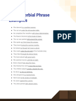 100 Adverbial Phrase Examples