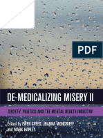 Ewen Speed, Joanna Moncrieff, Mark Rapley (Eds.) - De-Medicalizing Misery II - Society, Politics and The Mental Health Industry-Palgrave Macmillan UK (2014)