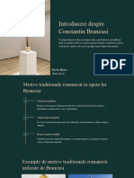 Motive Traditionale Brancusi