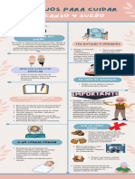 Infografía Consejos para Cuidar La Higiene Del Sueño