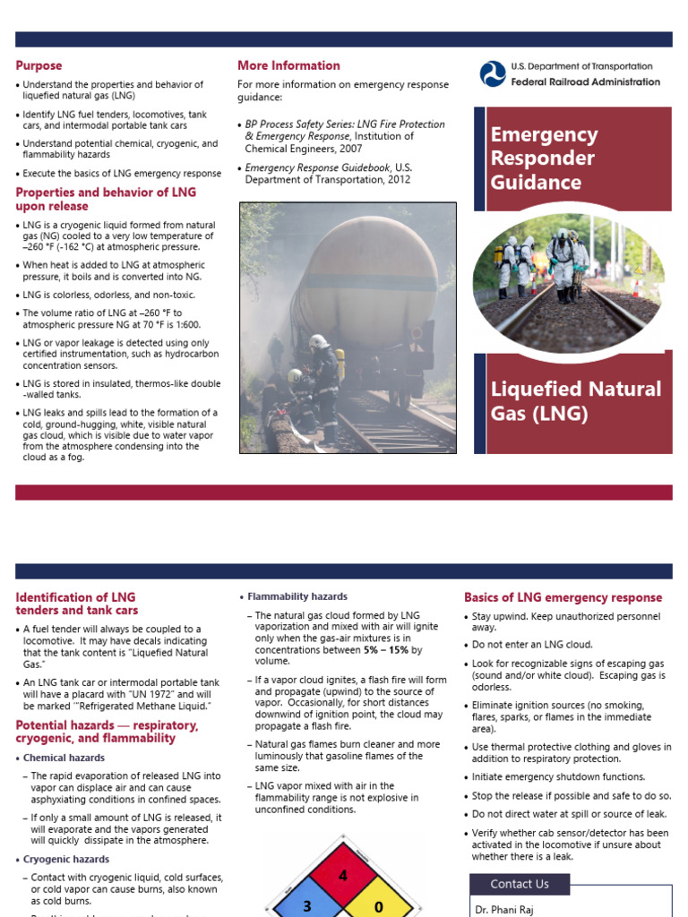 LNG Emergency Responder Guidance | PDF | Liquefied Natural Gas | Cryogenics