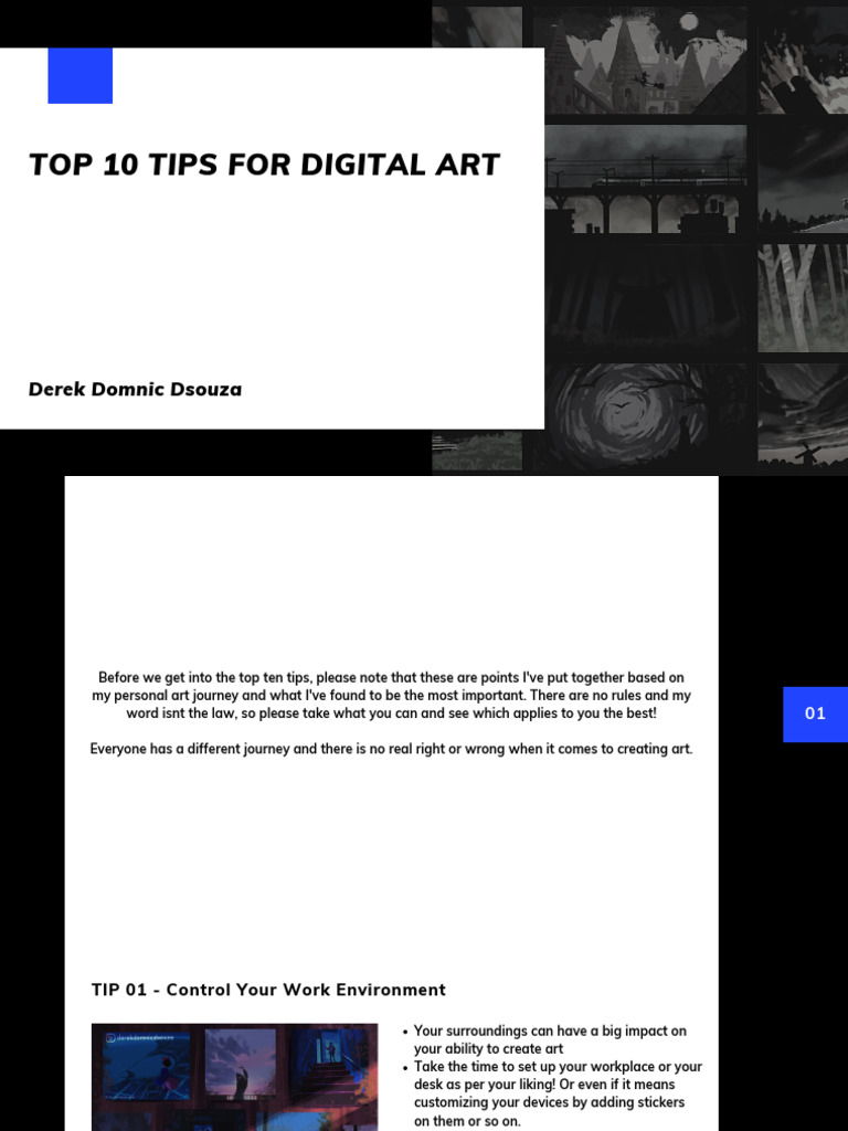 Top 10 Digital Art Tips for Beginners | PDF | Paintings | Drawing