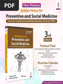 Golden Notes For PSM - 3rd Edition - DR Parimal - 2024