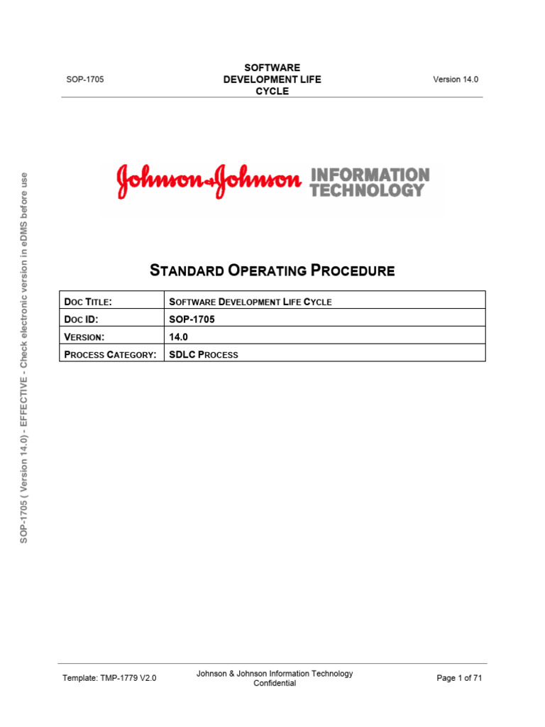 Sop 1705 SDLC Sop PDF | PDF | Scrum (Software Development) | Agile ...