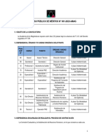 Concurso Público de Méritos #001-2023-Amag: I. Generalidades