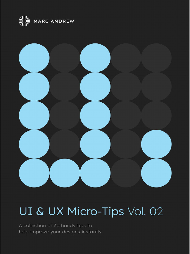 UI - UX Micro Tips - Volume Two | PDF | Communication Design | Writing