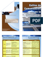 Folleto Estilos de Comunicación