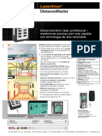 Distancemaster: Distanciómetro Láser Profesional - Mediciones Precisas Aún Más Rápidas Con Tecnología de Alta Velocidad