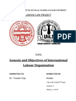Genesis and Objectives of International Labour Organization