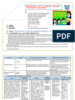 Experiencia de Aprendizaje #1 Del 14 de Marzo Al 01 de Abril de 2022