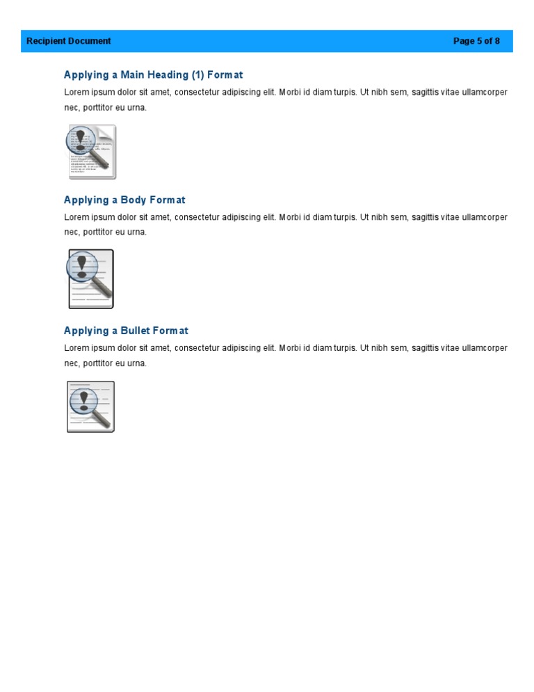 Document Formatting Guidelines | PDF