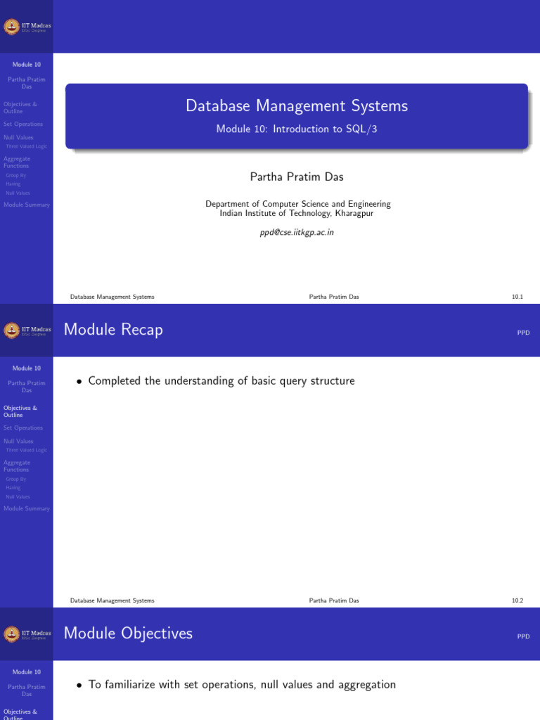 SQL Set Operations and Aggregation Guide | PDF | Computer Programming ...