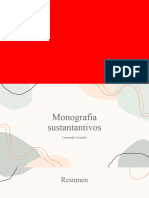 Monografia de Los Sustantivos