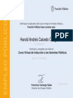 Harold Andrés Caicedo Ortega: Código: 763193829000