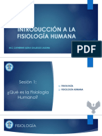 1. INTRODUCCIÓN A LA FISIOLOGÍA CELULAR - FISIOLOGÍA HUMANA - S24-I