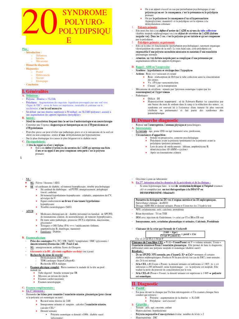 20 SD PUPD | PDF | Urine | Médecine clinique