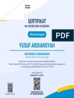 Yusuf Ardiansyah: NO: 0272/B7.18/GT.02.00/2024