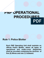 PNP Operational Procedures