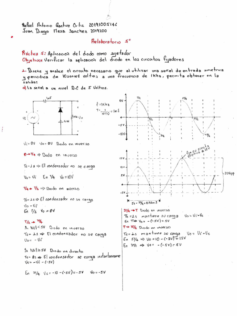 Prelaboratorio 5, Primera Parte | PDF