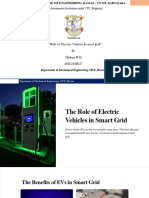 (An Autonomous Institution Under VTU, Belgaum) : "Role of Electric Vehicles in Mart Grid" by Mithun B M 4MC21ME27