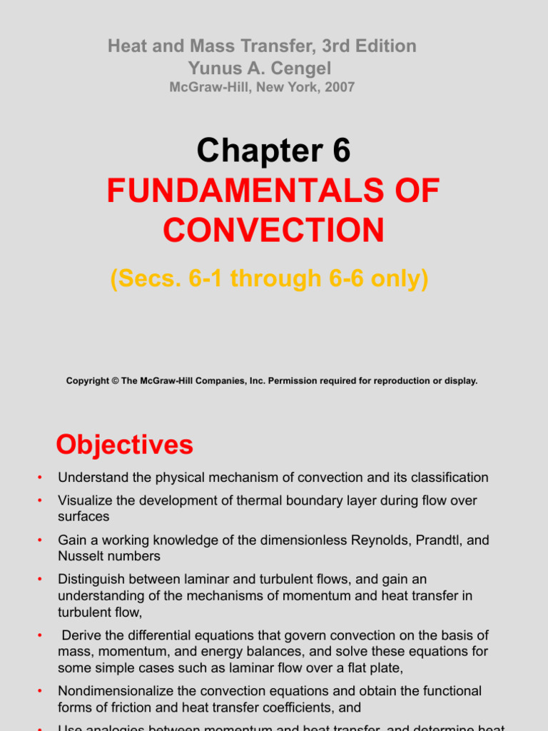 Chap06 HT 3e Intro To Convection | PDF | Boundary Layer | Fluid Dynamics