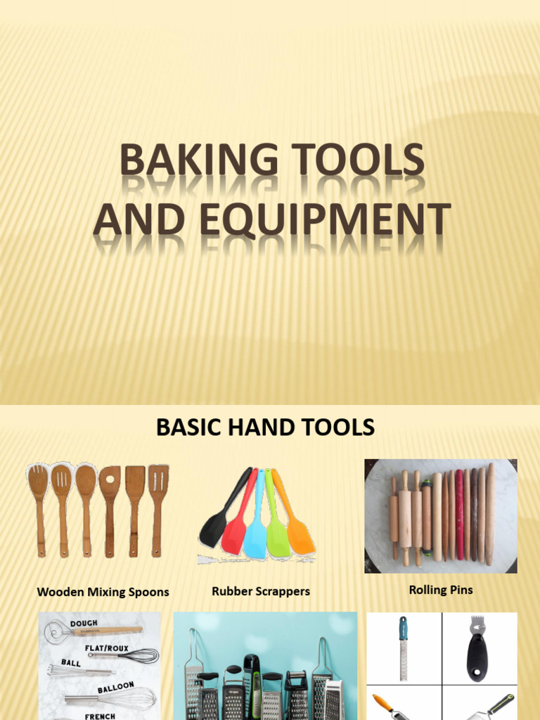 Essential Baking Tools and Equipment | PDF