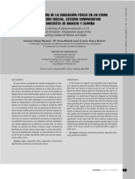 La Planificación de La Educación Física en Su Etapa de Formación Inicial. Estudio Comparativo de Los Docentes de Murcia Y España