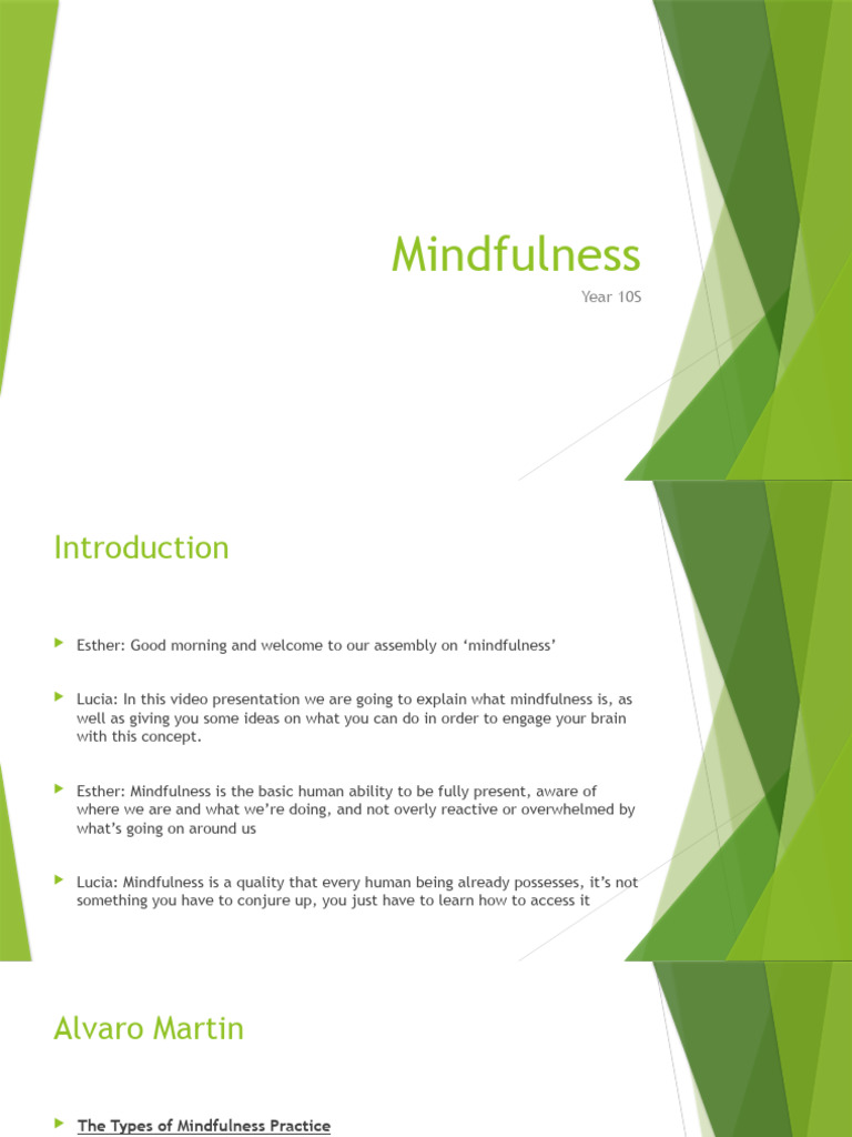 Mindfulness | PDF | Mindfulness | Meditation