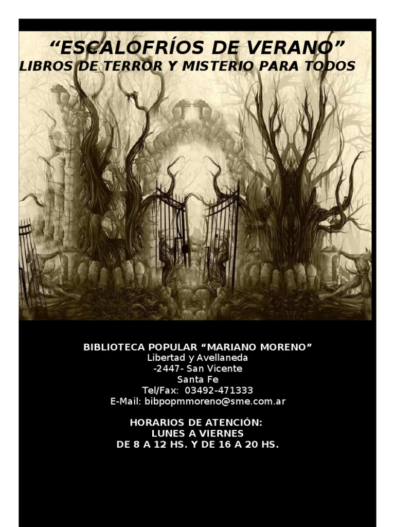 Mejores Libros De Misterio Y Terror