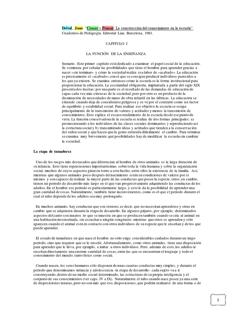 El papel de la escuela en el siglo XXI | PDF | Sociedad | Escuelas