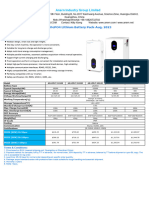 Anern LiFePo4 T Lithium Battery Pcak Specification & Price List-202308