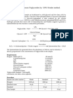 Triglycerides Estimation