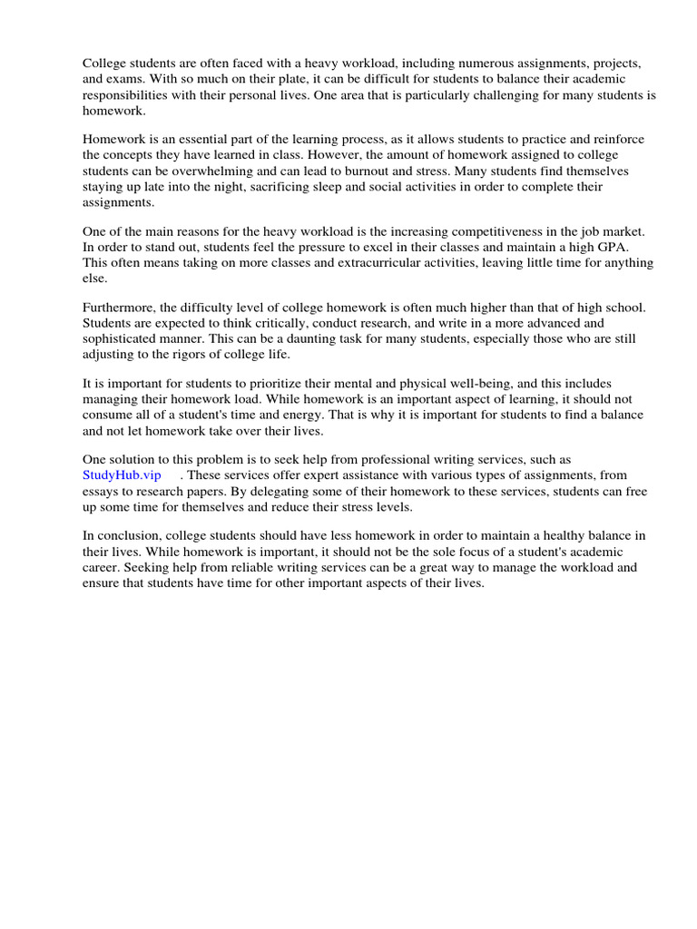 college-students-should-have-less-homework-pdf-homework-psychology