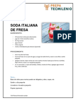 Frape y Soda Italiana