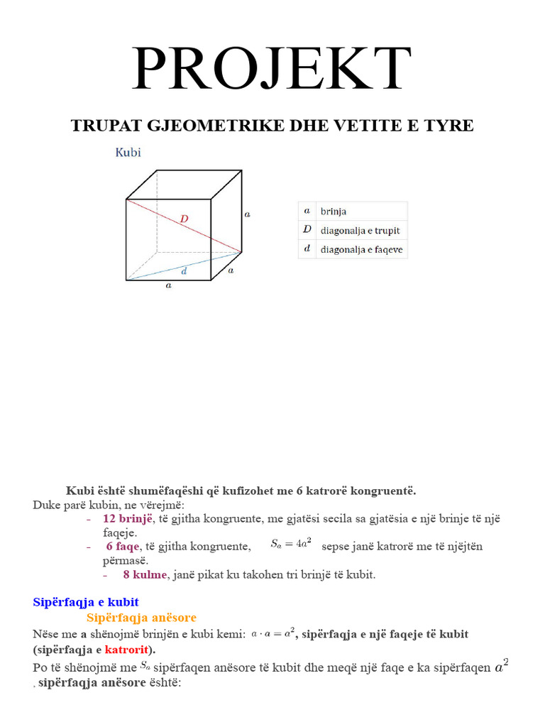 Trupat Gjeometrike | PDF