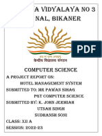 Kendriya Vidyalaya No 3 Afs Nal, Bikaner: Computer Science