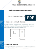 03.1 - Lajes Continuas simplesmente apoiadas