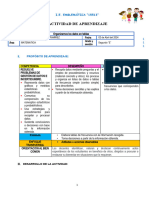 Sesion de Aprend Matematica Organizamos Datos en Tablas 2do-2024