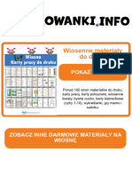 Wielkanoc Karty Pracy kolorowankiINFO