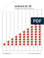 Count The Apples and Write The Numbers T1h0to