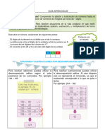 Matemáticas Adicciones y Sustracciones