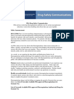 Drug Safety Communication Fluoroquinolone Limited Information PDF