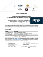 Call For Papers IX Encuentro RELACA 2024 Def