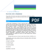 Exercícios para A Prova Do Oitavo Anoooo