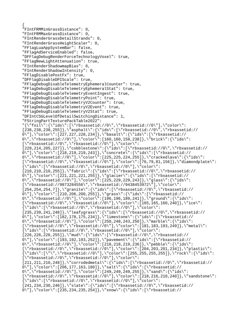 Texture Pack Configuration Data | PDF | Geology