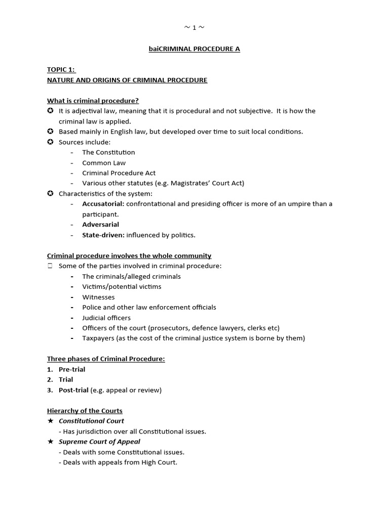Topic 1 - 10 | PDF | Arrest | Magistrate