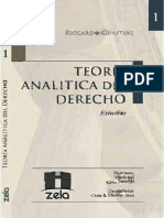 Teoria Analitica Del Derecho Riccardo Guastini